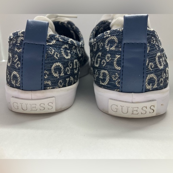 Guess “Elayna” Women’s Sneakers, Size 7M, Navy Blue with Signature G Logo - Picture 4 of 7